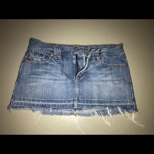 Abercrombie and Fitch denim mini skirt
